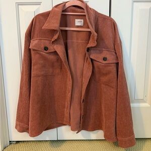 Pink Corduroy Jacket